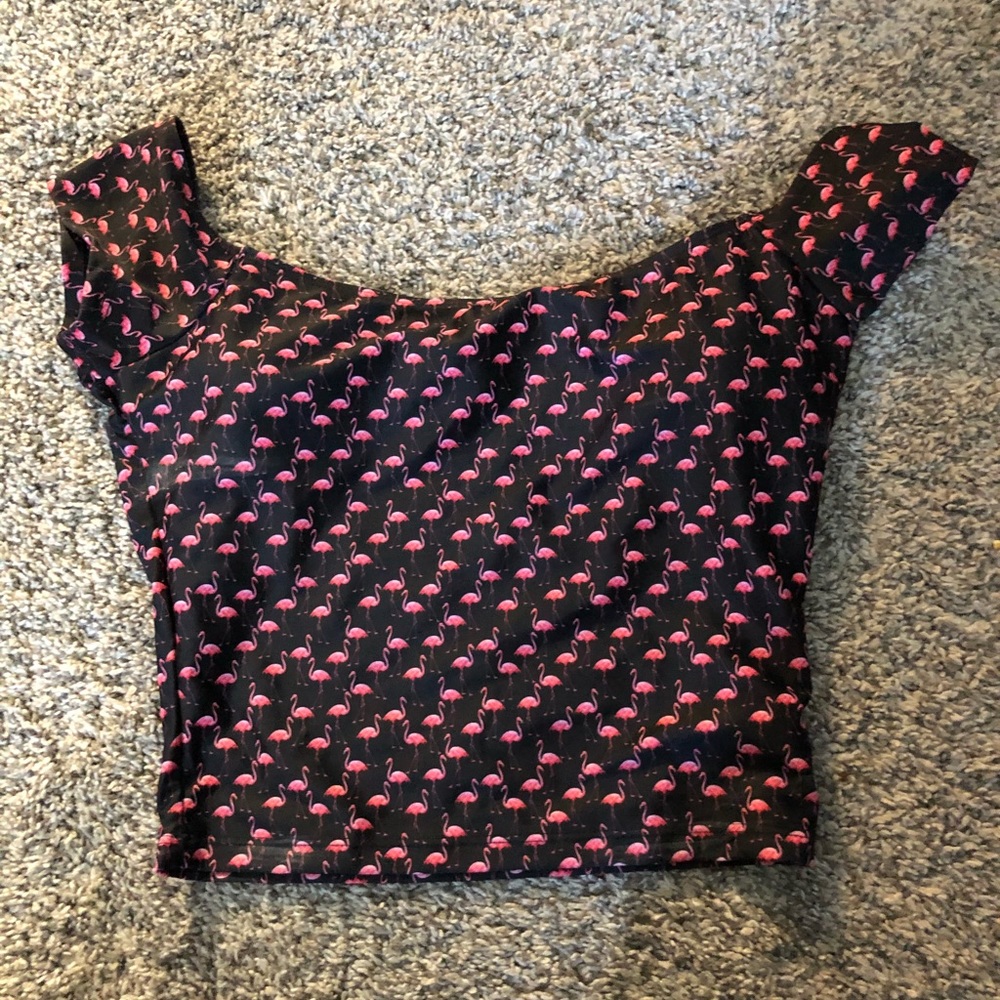 Midkini swim top